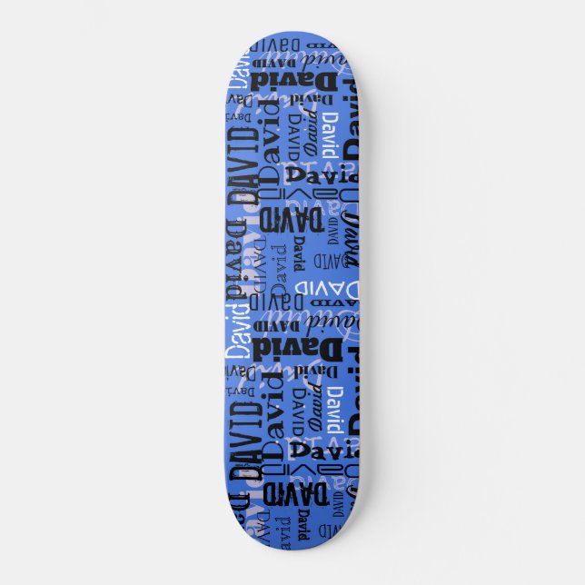 IHRER NAME AUF EINEM Skateboard - individualisierb (Vorderseite)