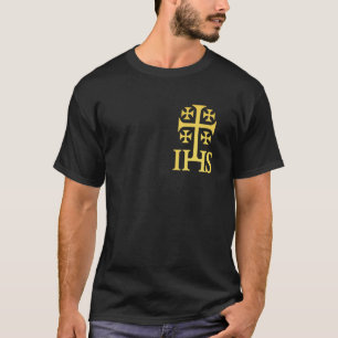IHS Christogram Katholisches Christliches Symbol - T-Shirt