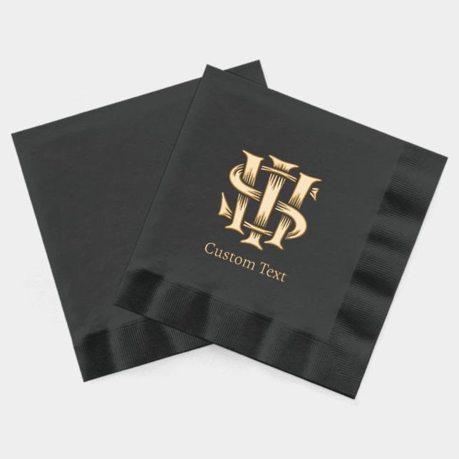 IHS Christogramm Servietten Mit Folie (Rückseite)