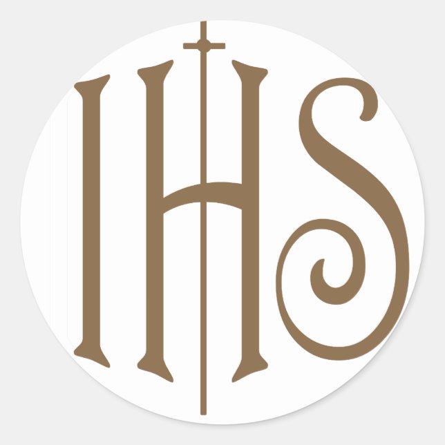 IHS RUNDER AUFKLEBER (Vorderseite)