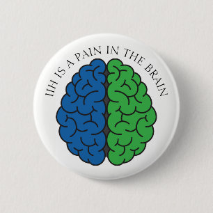 IIH Gehirn-Schmerz Button