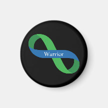 IIH Warrior | Green and Blue Infinity Ribbon