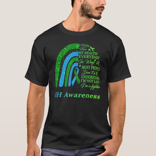 Iih Warrior Idiopathische intrakranielle Hypertoni T-Shirt (Vorderseite)