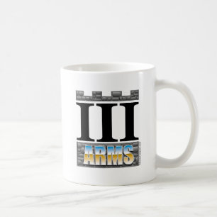 III ArmKaffeetasse - Chromlogo Kaffeetasse
