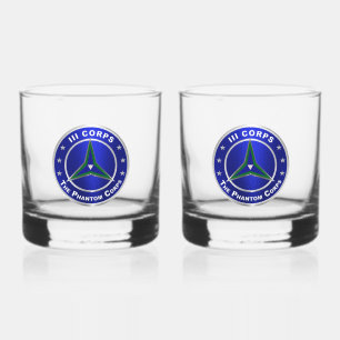 III Armored CORPS Whiskyglas