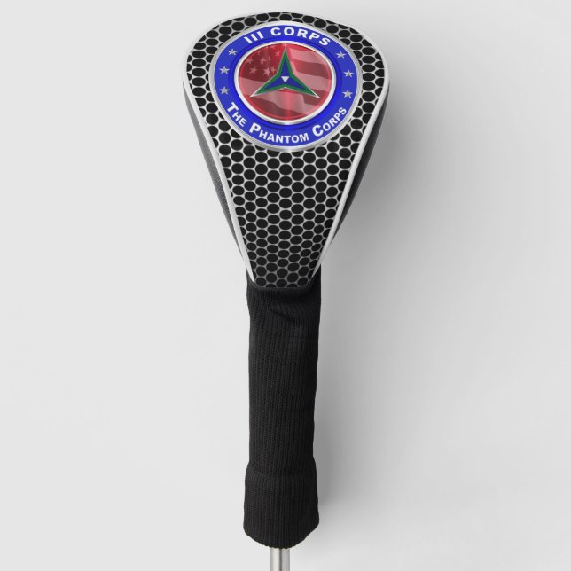III Corps ‚Phantom Corps‘ Golf Headcover (Vorderseite)