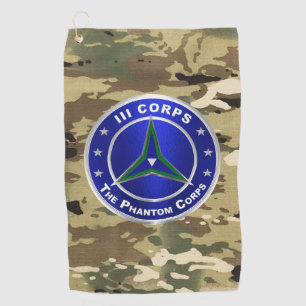 III Korps Golfhandtuch