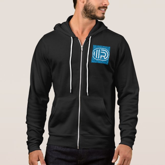 IIIRD Classic Sweat - shirt à capuche ovale avec A (Devant)