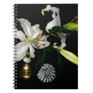 Iirsh Design - Sammlung von Messing und Blume Notizblock