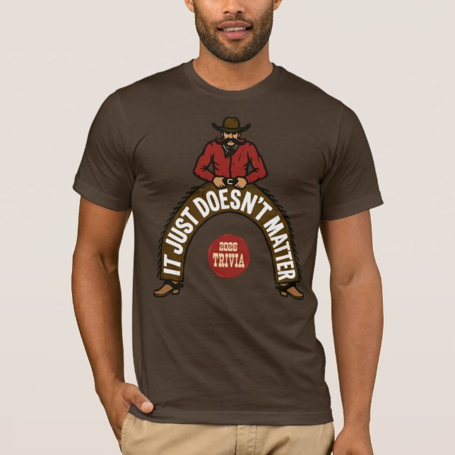 IJDM Rothe-Cowboy-Hemd T-Shirt (Vorderseite)