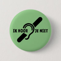 Ik ben doof. Doven, Dornhai. Lip lezen Ronde