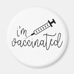 Ik ben gevaccineerd. Coronavaccin, Coronavirus. Magnet
