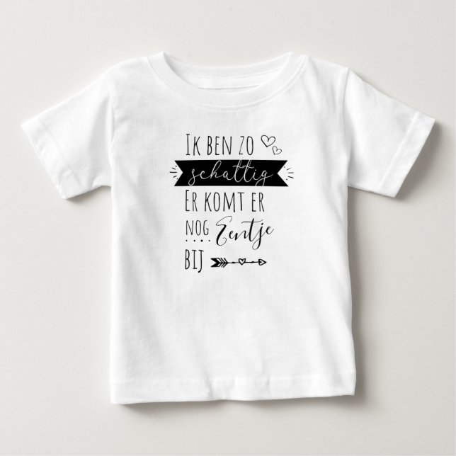 Ik ben zo schattig er komt nog.... baby t-shirt (Vorderseite)