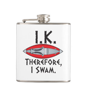 IK daher Swam Kayakers Flachmann