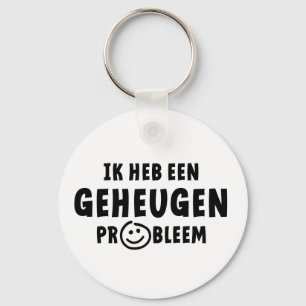 Ik hb hatte ein geheugen-Problem. Alzheimer, Demen Schlüsselanhänger