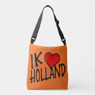 Ik Heart Holland bk on or cbcnt Tragetaschen Mit Langen Trägern