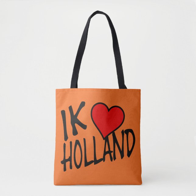 Ik Heart Holland bk on or stccent Tasche (Vorderseite)