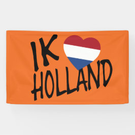Ik Heartflag Holland bk on or bncnt Banner