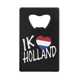 Ik Heartflagge Holland, auf bk bocnt Geldbeutel Flaschenöffner