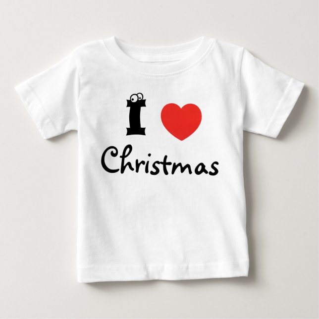 Ik houd van krest baby t-shirt (Vorderseite)