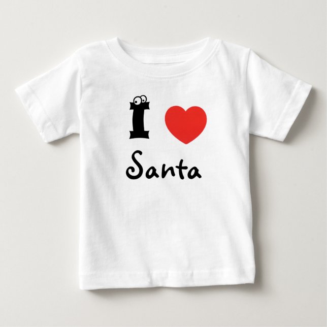 Ik houd van Santa Baby T-shirt (Vorderseite)