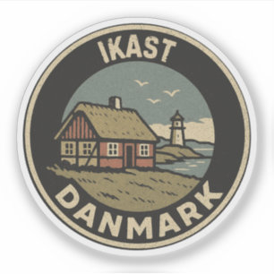 Ikast, Dänemark Danmark  Aufkleber