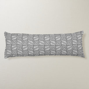 Ikat Aztec-Muster - Grautöne Seitenschläferkissen