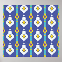 Ikat, ein nahtloses ethnisches Muster.