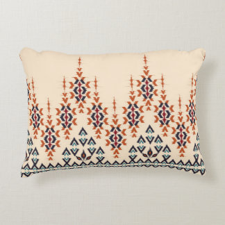 Ikat ethnisch abstrakte schöne Kunst. Ikat nahtlos Dekokissen