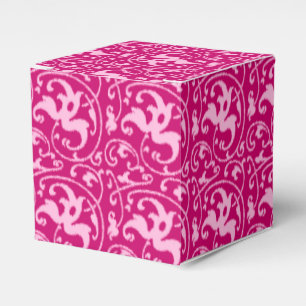 Ikat Floral Damask - Fuchsia und Pink Geschenkschachtel
