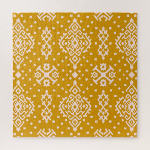 Ikat Folklore-Ornament - ethnische Textur.