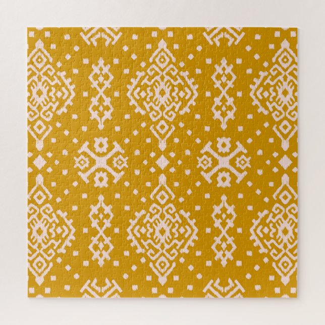 Ikat Folklore-Ornament - ethnische Textur. (Vertikal)