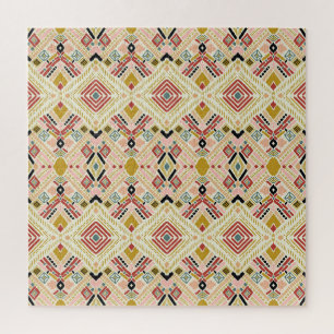 Ikat geometrische Folklore, orientalische Damastmu
