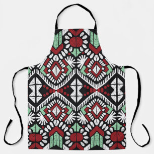 Ikat geometrische Folklore-Ornament. Ethische Stäm Schürze