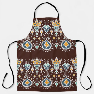 Ikat geometrische Folklore-Ornament. Oriental Vint Schürze