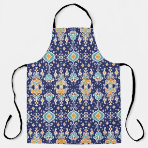 Ikat geometrische Folklore-Ornament. Oriental Vint Schürze