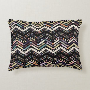 Ikat geometrische Folklore, Stammesaztemuster. Dekokissen