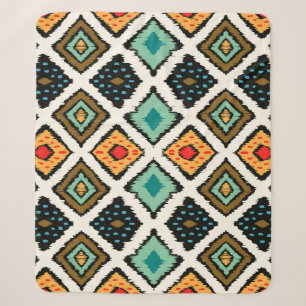 Ikat geometrische, Folklore Stammesstruktur. Sherpadecke