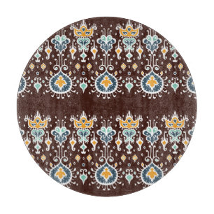 Ikat Inspiration: Orientale Eleganz Schneidebrett