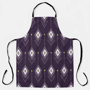 Ikat-Kronleuchter-Muster: Vintage-Textildesign Schürze