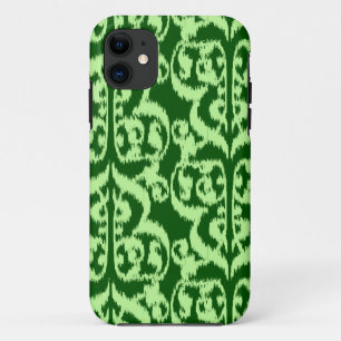 Ikat Maurische Damaske - Kiefer- und Minzgrün Case-Mate iPhone Hülle