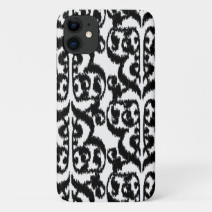 Ikat Moorish Damask - Schwarzweiß title_seo2