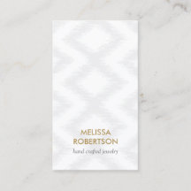 Ikat Muster in Light Gray für Schmuckdesign