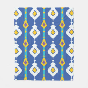 Ikat-nahtloses Muster  Fleecedecke