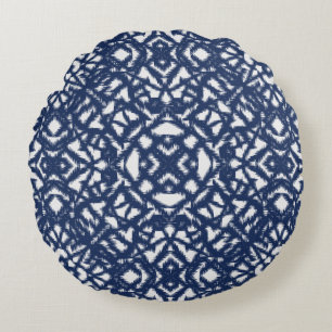 Ikat Rundes Kissen