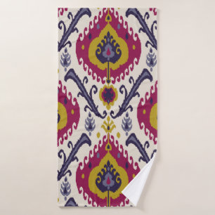Ikat seamless pattern background Traditional patte