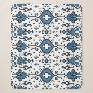 Ikat, Stamm, ethnische nahtlose Ornamente. Sherpadecke