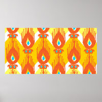 Ikat-Stoffmuster