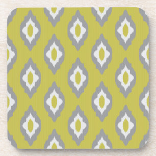 Ikat Vintage-Muster Getränkeuntersetzer