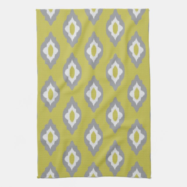 Ikat Vintages Muster Handtuch (Vertikal)